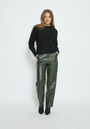 Peppercorn PCPia Flared Pant Bukser 1990 Deep Depths Green