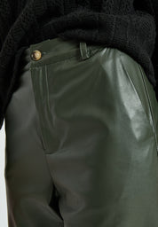 Peppercorn PCPia Flared Pant Bukser 1990 Deep Depths Green