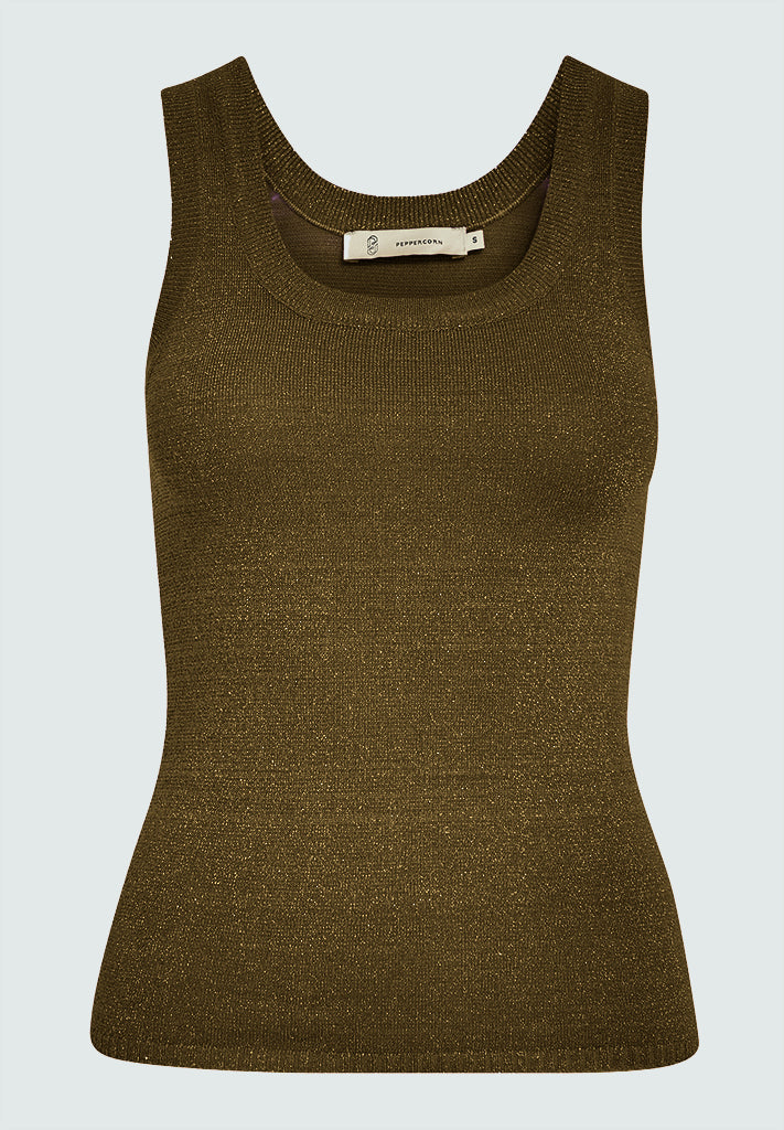Peppercorn PCRemi Tank Top Toppe 6012 Kangaroo Brown