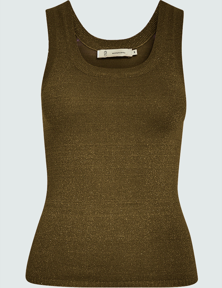 Peppercorn PCRemi Tank Top Toppe 6012 Kangaroo Brown