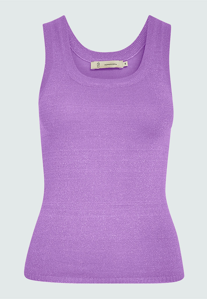 Peppercorn PCRemi Tank Top Toppe 7016MET Purple Corallities Metallic