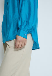 Peppercorn PCRomina Bluse Bluser 1009 Hawaiian Surf Blue