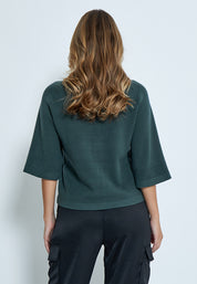 Peppercorn PCRosalia Strik Pullover Pullover 4112 Jungle Green