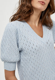 Peppercorn PCRosalia Strik T-Shirt T-Shirt 1025 Skyblue