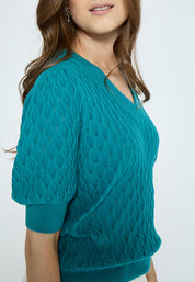 Peppercorn PCRosalia Strik T-Shirt T-Shirt 3057 Biscay Bay