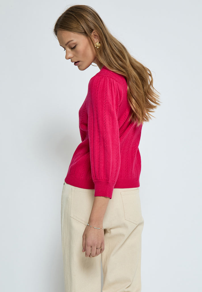 Peppercorn PCRosalia V Pullover Pullover 4039 Virtual Pink