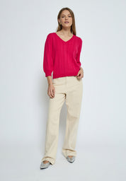 Peppercorn PCRosalia V Pullover Pullover 4039 Virtual Pink