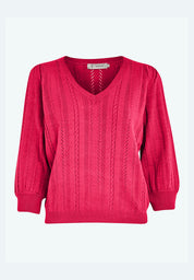 Peppercorn PCRosalia V Pullover Pullover 4039 Virtual Pink