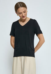 Peppercorn PCSamantha V T-Shirt T-Shirt Sort