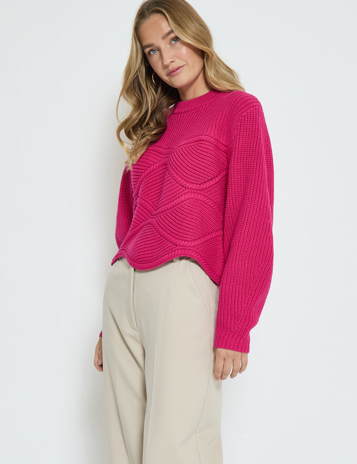 Peppercorn PCSif Pullover Pullover 4242 Beetroot Pink