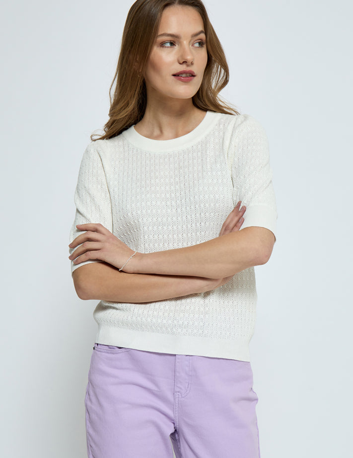 Peppercorn PCTala Puff Pullover Pullover 235 Cloud Dancer