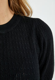 Peppercorn PCTala Puff Pullover Pullover Sort