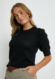 Peppercorn PCTala Puff Pullover Pullover Sort