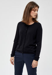 Peppercorn PCTana Knit Cardigan Cardigans Sort