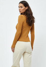 Peppercorn PCTana Rib Pullover Pullover 5019 Bone Brown