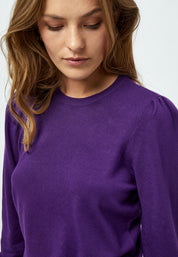 Peppercorn PCTana Strik Pullover Pullover 1632 Imperial Purple