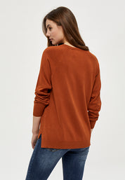 Peppercorn PCTana V Pullover Pullover 5351 Glazed Ginger