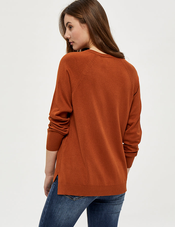 Peppercorn PCTana V Pullover Pullover 5351 Glazed Ginger
