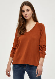 Peppercorn PCTana V Pullover Pullover 5351 Glazed Ginger