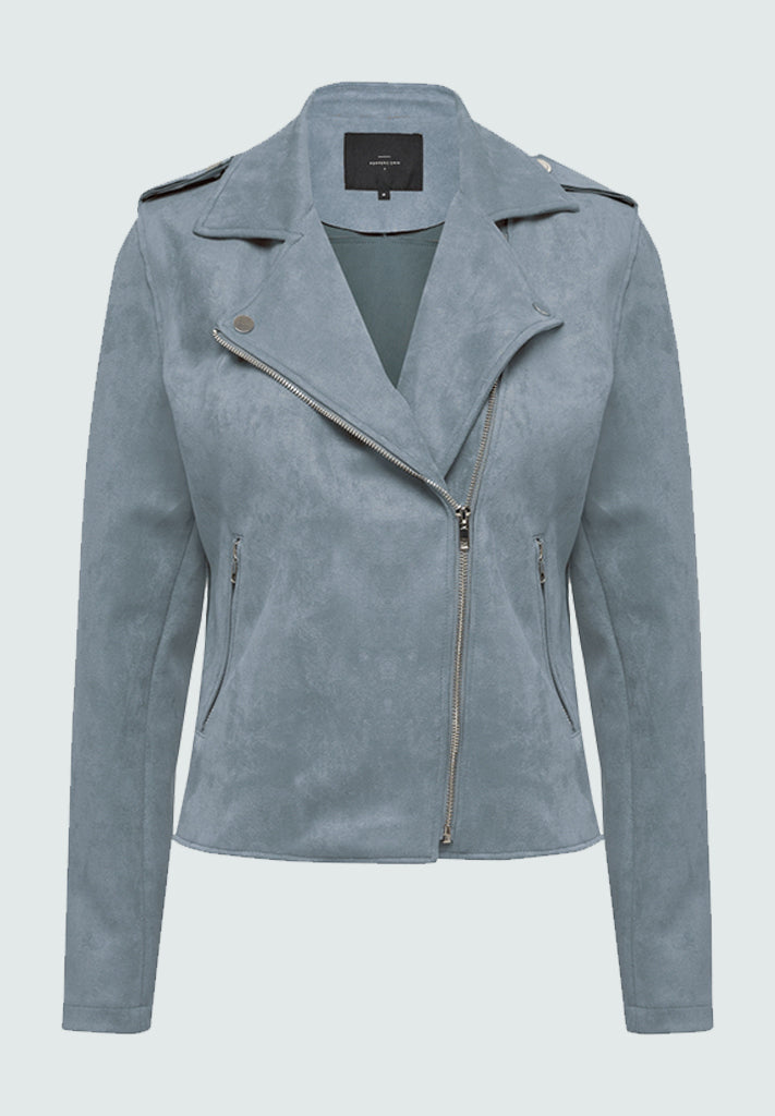 Peppercorn PCTania Bikerjakke Jakker 2284 Skyway Blue