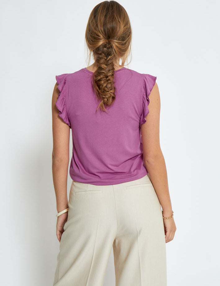 Peppercorn PCTemperence Flæse Jersey Bluse T-Shirt 7002 Rosebud Pink