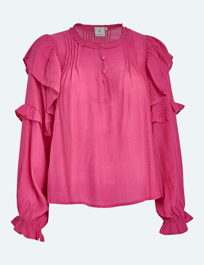 Peppercorn PCTenna Bluse Bluser 4039 Virtual Pink