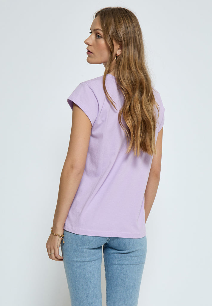 Peppercorn PCTrishia GOTS T-Shirt T-Shirt 7222 Lavendula Purple