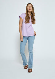 Peppercorn PCTrishia GOTS T-Shirt T-Shirt 7222 Lavendula Purple