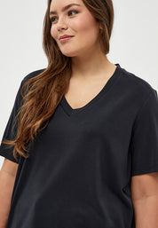 Peppercorn Philina T-shirt Curve T-Shirt Sort