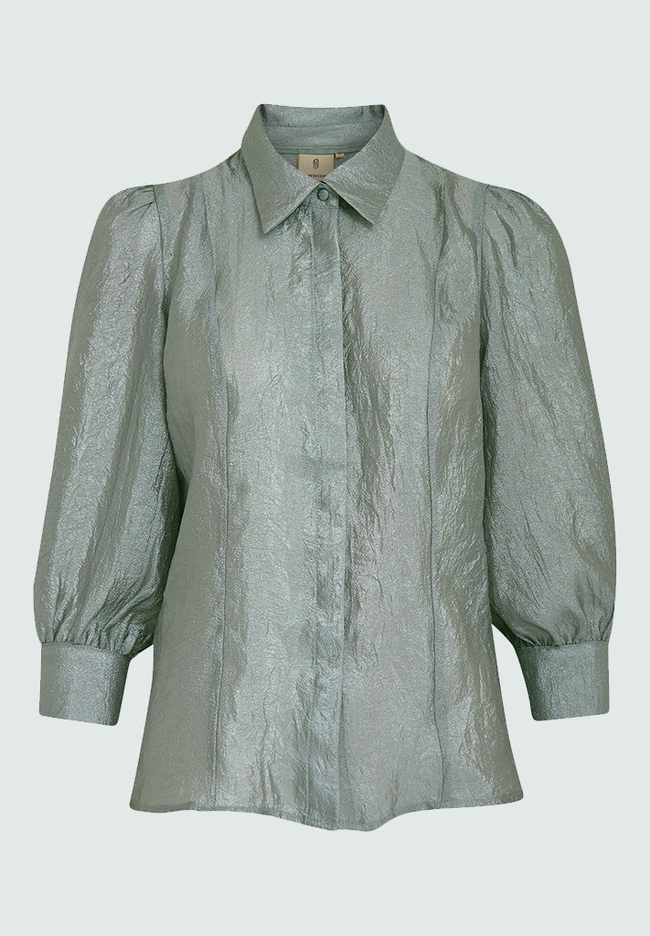 Peppercorn PCPomella Skjorte Skjorter 9811 Silver