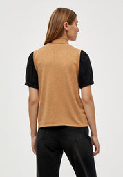 Minus Raka strik rullekrave Toppe 721M Almond Melange