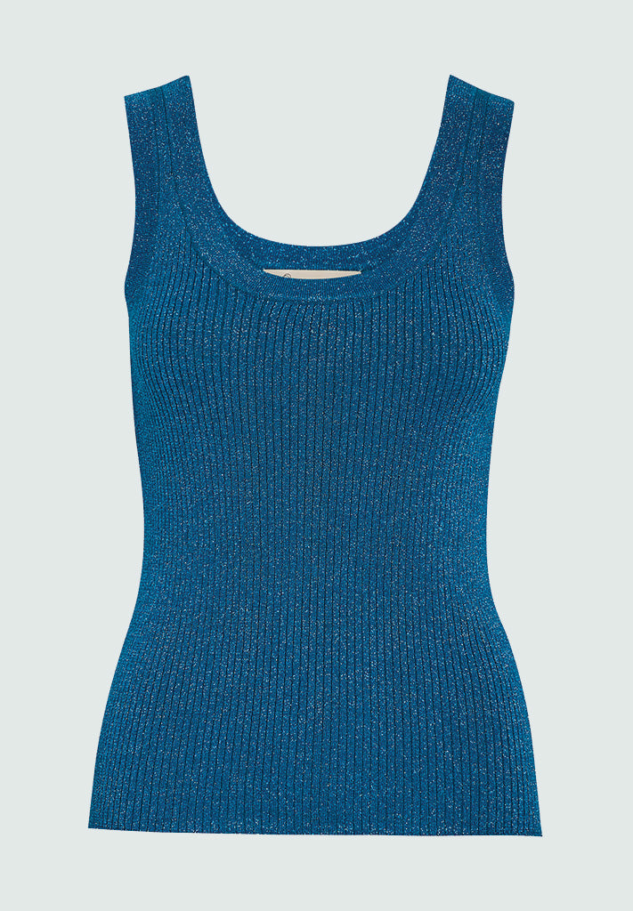 Peppercorn PCRemi Tank Top Toppe 2114MET Ocean Depths Mettalic