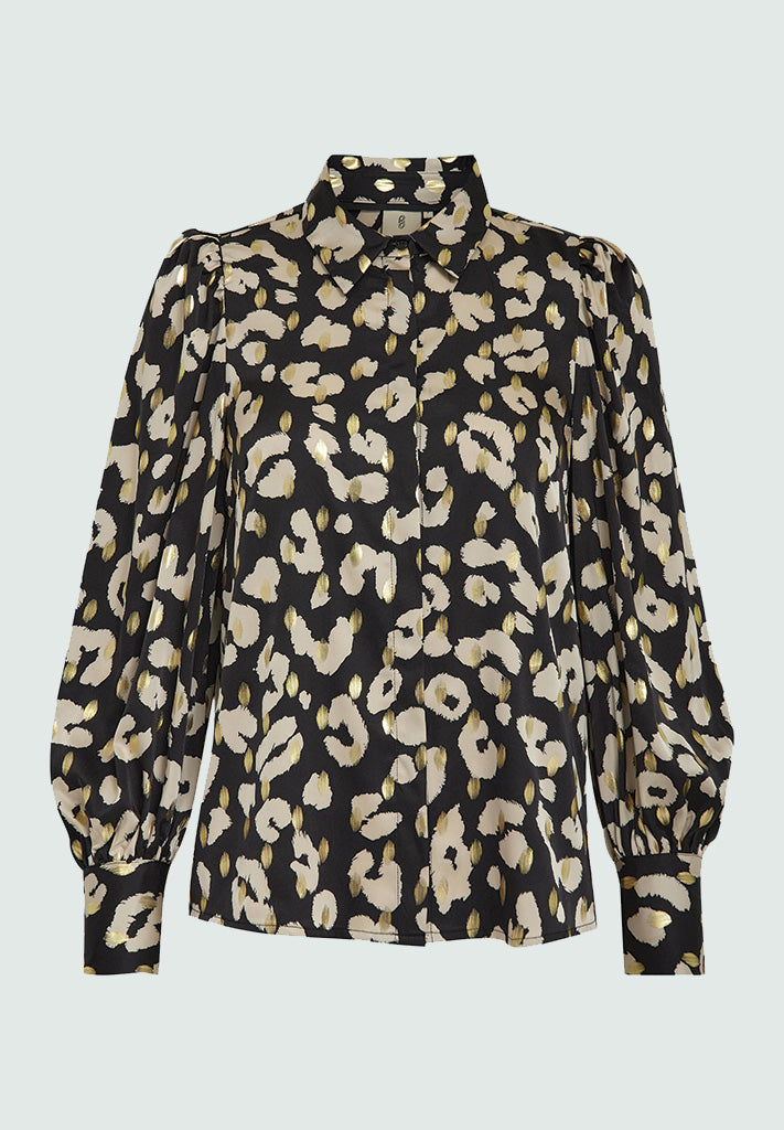 Peppercorn Rimona Giada Shirt Skjorter 9000P Black Print