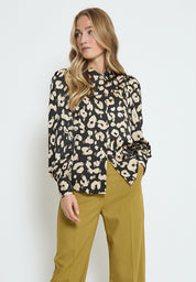 Peppercorn Rimona Giada Shirt Skjorter 9000P Black Print