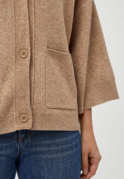 Peppercorn Rosalia Cardigan Cardigans 0273M Warm Sand Melange