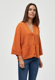 Peppercorn Rosalia Cardigan Cardigans 6675M Peach Caramel Melange