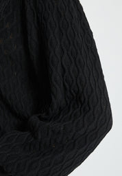 Peppercorn Rosalia Puff Sleeve Knit Pullover Pullover Sort