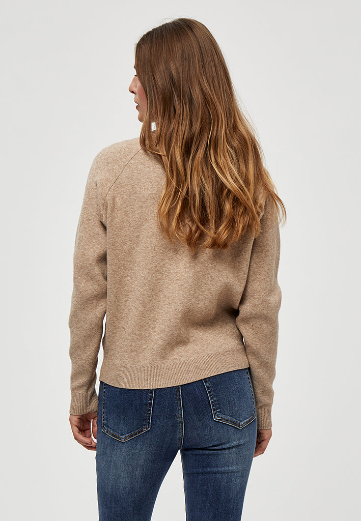 Peppercorn PCRosalia Pullover Pullover 0273M Warm Sand Melange