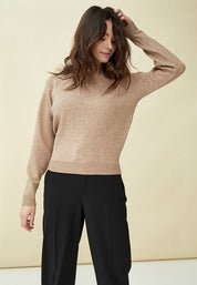 Peppercorn PCRosalia Pullover Pullover 0273M Warm Sand Melange