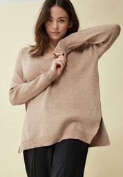 Peppercorn PCRosalia Pullover Pullover 0273M Warm Sand Melange