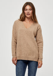 Peppercorn PCRosalia Pullover Pullover 0273M Warm Sand Melange