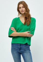 Peppercorn PCRosalia Strik Pullover Pullover 3205 Bright Green