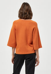 Peppercorn PCRosalia Strik Pullover Pullover 6675M Peach Caramel Melange