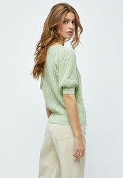 Peppercorn PCRosalia Strik T-Shirt T-Shirt 3254 Green Mint