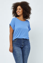 Peppercorn Rosalinda Malucca T-shirt Curve T-Shirt 2993 Marina Blue