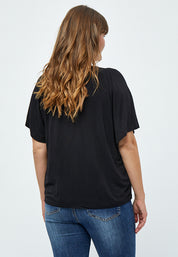 Peppercorn Rosalinda Smock T-shirt Curve T-Shirt Sort
