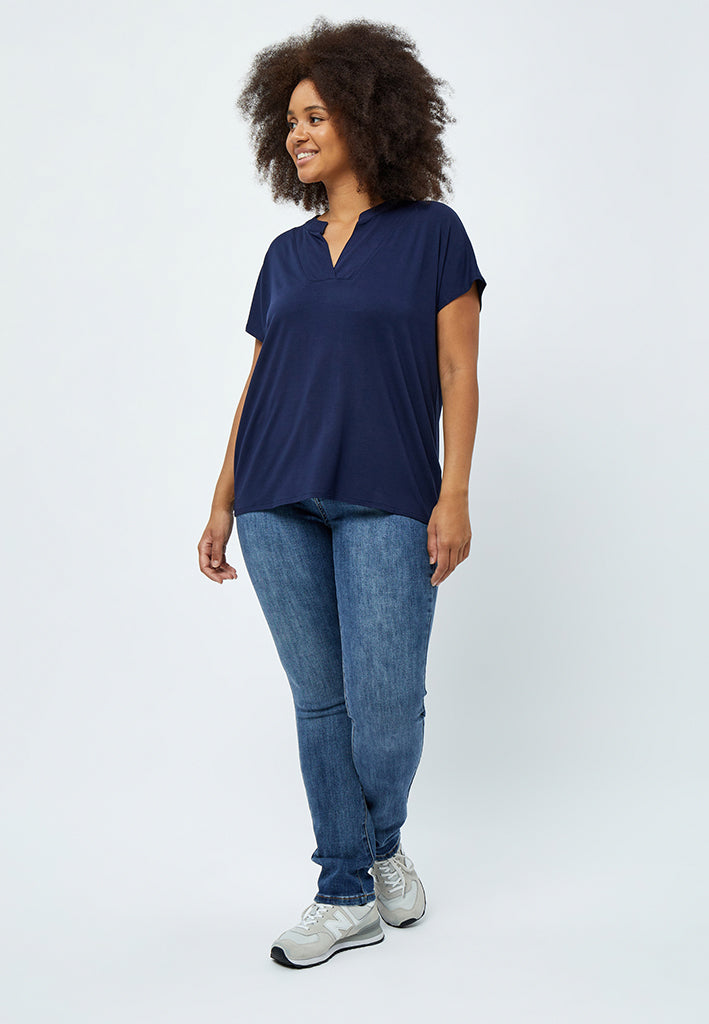 Peppercorn Rosalinda T-shirt Curve T-Shirt 2991 DRESS BLUES