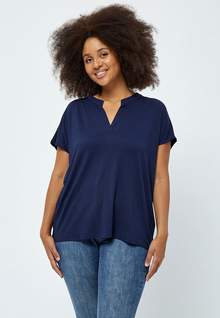Peppercorn Rosalinda T-shirt Curve T-Shirt 2991 DRESS BLUES