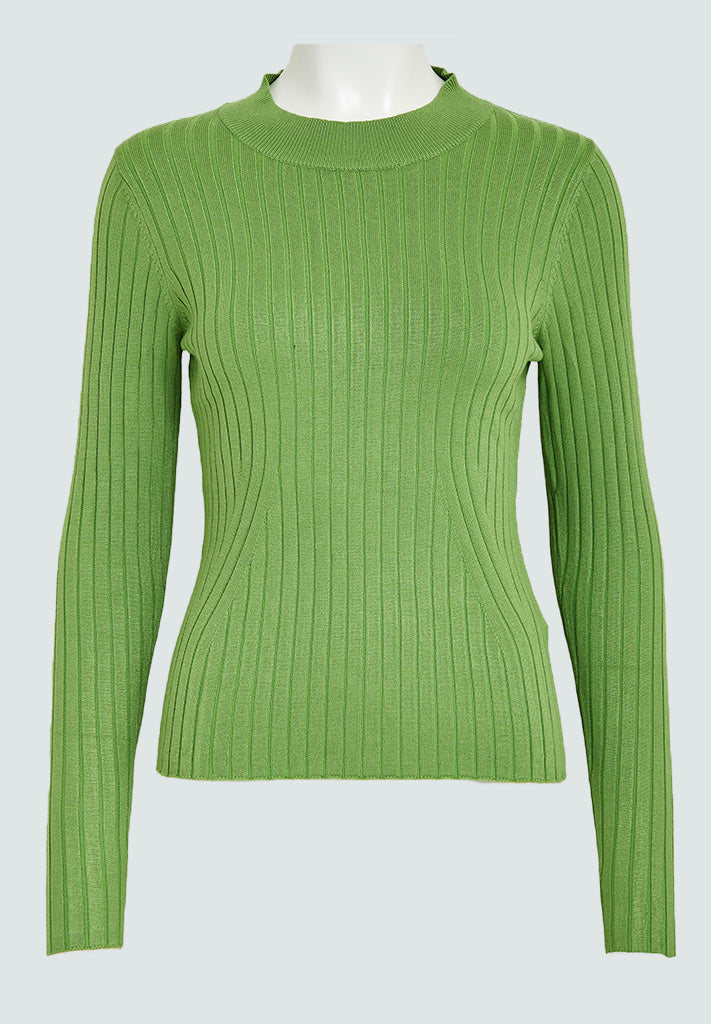 Peppercorn Tana Round Neck Knit Pullover Pullover 3186 Foliage Green