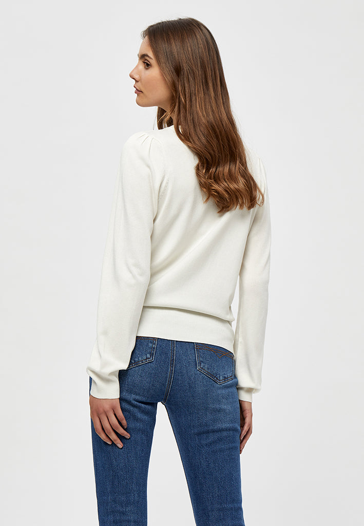 Peppercorn PCTana Strik Pullover Pullover 235 Cloud Dancer